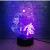 3D LED nočná lampa - Avengers – Ironman, Spider-man, Batman (Crack základňa)