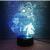 3D LED nočná lampa - Avengers – Ironman, Spider-man, Batman (Bluetooth reproduktor - farba čierna)